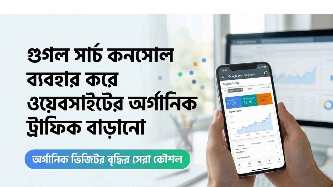 গুগল সার্চ কনসোল ব্যবহার করে ওয়েবসাইটের অর্গানিক ট্রাফিক বাড়ানো