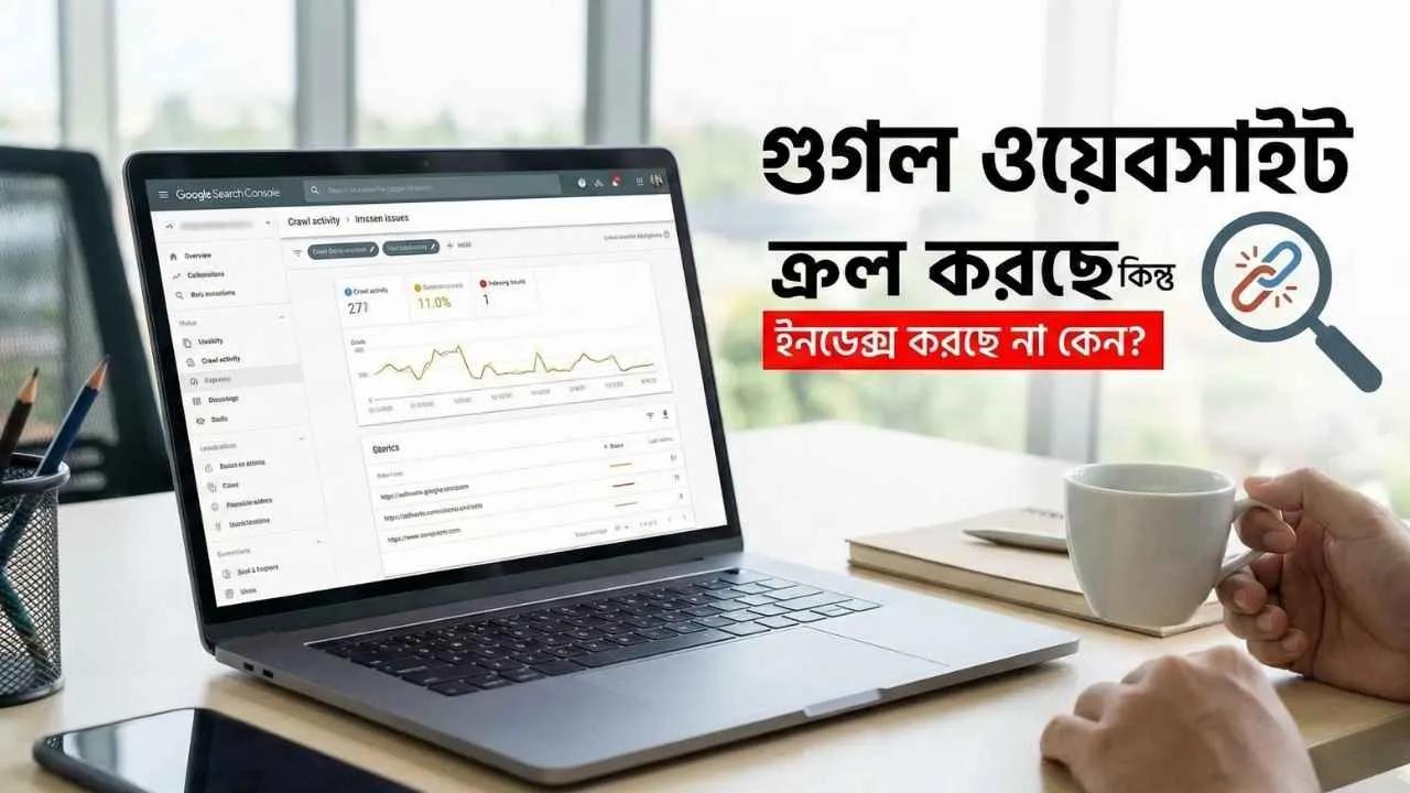 গুগল ওয়েবসাইট ক্রল করছে কিন্তু ইনডেক্স করছে না কেন